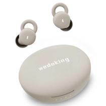 Fones de ouvido sem fio Sleep Wedoking Mini com bloqueio de ruído Ivory