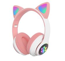 Fones de ouvido sem fio TOKANI Cat Ear com microfone Bluetooth 5