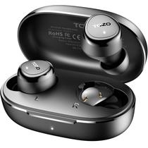 Fones de ouvido sem fio TOZO E1 com microfone Bluetooth 5.3 30H Playtime Black