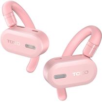 Fones de ouvido sem fio True TOZO Open Buds Bluetooth 5.3 rosa