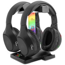 Fones de ouvido sem fio Wallarge Dual para TV com transmissor de 5,8 GHz Fones de ouvido sem fio Wallarge Dual para TV com transmissor de 5,8 GHz
