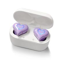 Fones de ouvido sem fio Yoidesu Stylish Heart Shape Bluetooth 5.3