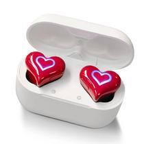 Fones de ouvido sem fio Yoidesu Stylish Heart Shape Bluetooth 5.3