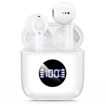 Fones de ouvido sem fio ZONWOO Bluetooth 5.3 com estojo de carregamento IPX5