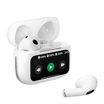 Fones de ouvido semi-intra-auriculares com tela sensível ao toque, fones de ouvido sem fio, fones de ouvido Bluetooth, IPX4 à prova d'água, fones de ouvido Bluetooth 5.4, reprodução 40H com controle de potência da tela Fones de ouvido semi-intra-auriculares com tela sensível ao toque, fones de ouvido sem fio, fones de ouvido Bluetooth, IPX4 à prova d'água, fones de ouvido Bluetooth 5.4, reprodução 40H com controle de potência da tela