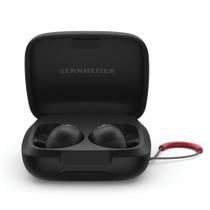 Fones de ouvido Sennheiser MOMENTUM Sport com bateria ANC de 24 horas preta