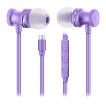 Fones de ouvido SENTRY OSE450 com fio USB-C, microfone embutido, roxo Fones de ouvido SENTRY OSE450 com fio USB-C, microfone embutido, roxo