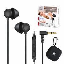 Fones de ouvido Sleep Hearprotek com redução de ruído de microfone, 2 pares