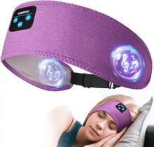 Fones de ouvido Sleep Voerou sem fio Bluetooth ajustáveis