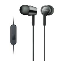 Fones de Ouvido Sony MDR-EX155AP com Microfone - Preto