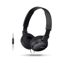 Fones de ouvido Sony MDRZX110AP preto com microfone Fones de ouvido Sony MDRZX110AP preto com microfone