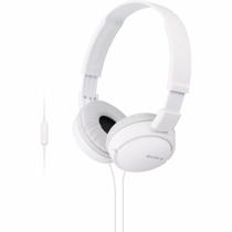 Fones de ouvido Sony ZX Series MDR-ZX110AP com microfone - branco Fones de ouvido Sony ZX Series MDR-ZX110AP com microfone - branco