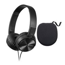 Fones de Ouvido Sony ZX110NC com Cancelamento de Ruído e Estojo Fones de Ouvido Sony ZX110NC com Cancelamento de Ruído e Estojo