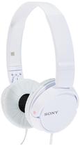 Fones de ouvido suspensos Sony MDR-ZX110 brancos