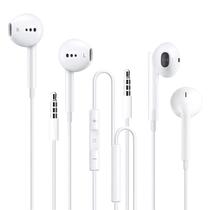 Fones de ouvido Togkun Wired com microfone Fones de ouvido para iPhone/Android