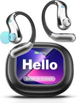Fones de ouvido tradutores diujzld Bluetooth 5.4 open ear com LCD Fones de ouvido tradutores diujzld Bluetooth 5.4 open ear com LCD
