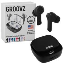 Fones de ouvido True Wireless Bluetooth IPx4 Groovz com bateria de 27 h Fones de ouvido True Wireless Bluetooth IPx4 Groovz com bateria de 27 h