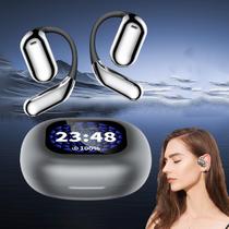 Fones de ouvido True Wireless Open Ear Erazer Bluetooth 5.4 pretos Fones de ouvido True Wireless Open Ear Erazer Bluetooth 5.4 pretos