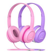 Fones de ouvido vinamass A63 2+1 Kids com fio com limite de volume de 85dB Fones de ouvido vinamass A63 2+1 Kids com fio com limite de volume de 85dB