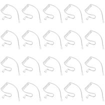 Fones de ouvido Walkie Talkie com tubo de bobina acústica de reposição, pacote com 20 Fones de ouvido Walkie Talkie com tubo de bobina acústica de reposição, pacote com 20