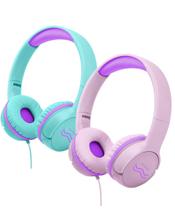 Fones de ouvido WaveBlend Kids Wired Volume Limited Verde/Roxo Fones de ouvido WaveBlend Kids Wired Volume Limited Verde/Roxo