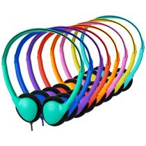 Fones de ouvido YFSFQS Classroom para estudantes, crianças e escolas, pacote com 20