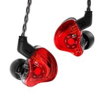 Fones de ouvido YINYOO CCZ Melody In-Ear 1DD 1BA Monitores vermelhos