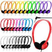Fones de ouvido Yunsailing, pacote com 30, kit de aula para estudantes, multicolorido Fones de ouvido Yunsailing, pacote com 30, kit de aula para estudantes, multicolorido