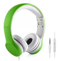 Fones de ouvido YUSONIC Kids com microfone e limite de volume, verde Fones de ouvido YUSONIC Kids com microfone e limite de volume, verde