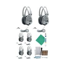Fones HamiltonBuhl SC-7V Pacote com 6 unidades com Kit de Limpeza e Acessórios para Câmera Fones HamiltonBuhl SC-7V Pacote com 6 unidades com Kit de Limpeza e Acessórios para Câmera