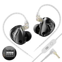 Fones KZA COUSTICS Duonic Intra-auriculares com Fio e Microfone Fones KZA COUSTICS Duonic Intra-auriculares com Fio e Microfone