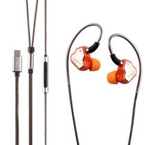 Fones Linsoul 7Hz Salnotes Zero Driver Dinâmico de 10mm Tipo C