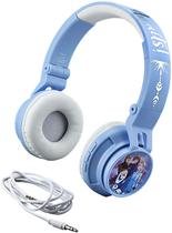 Fones ouvido Bluetooth Disney Frozen 2 p/ crianças c/ microfone e volume reduzido p/ proteção auditiva