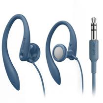 Fones Philips SHS3200BL com fio, gancho auricular flexível, azul Fones Philips SHS3200BL com fio, gancho auricular flexível, azul