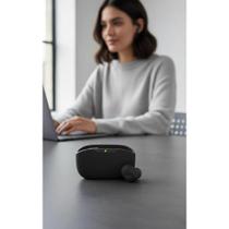 Fones Sem Fio TWS Wave Buds 2 Preto - Som Imersivo Fones Sem Fio TWS Wave Buds 2 Preto - Som Imersivo