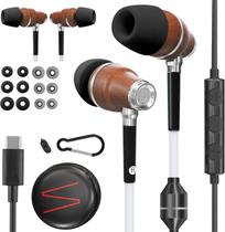 Fones Symphonized EMF Airtube USB-C com microfone e controle de volume Fones Symphonized EMF Airtube USB-C com microfone e controle de volume