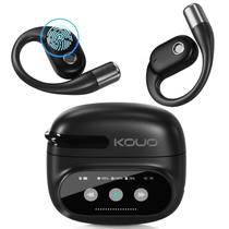 Fones Tradutores com IA KOUO, 164 idiomas, display LED, IPX7