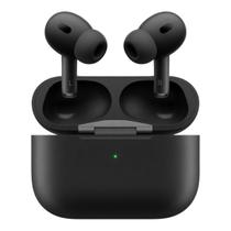 Fones TWS Bluetooth Sem Fio Case Preto LED