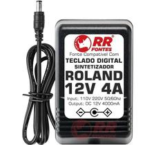 Fonte 12V 4A Para Teclados Sintetizadores Roland Boss Psb-7U