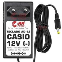 Fonte 12V Ad-12 Para Teclado Casio Cps-50 Cps-7 Cps-700 720