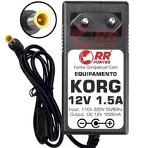 Fonte 12V Para Korg Mr1000 Pa500 Pa500Ort Pa588 R3 Sp170 X50