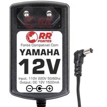 Fonte 12V Para Teclado Yamaha Pr-85 Ps-200 300 400 Psr-E233