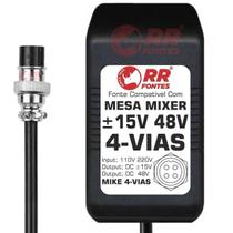 Fonte 15V 48V Para Mesa Som Mixer Amw Cp8 Mk2 1202Fx 1202Fx - Rrfontes Comércios De Eletrônicos
