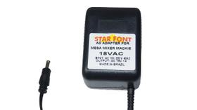 Fonte 18VAC 1A Compatível com Mesa de Som Mixer Mackie Mix12fx