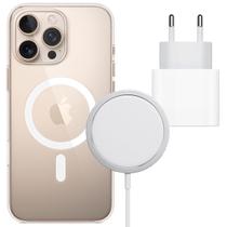 Fonte 20W Turbo Tipo C Capa e Carregador Inducão Compatível iPhone 16 Fonte 20W Turbo Tipo C Capa e Carregador Inducão Compatível iPhone 16