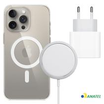 Fonte 20W Turbo Tipo C com Capa Magnética e Carregador Inducão para iPhone14, 14 Pro e Max Fonte 20W Turbo Tipo C com Capa Magnética e Carregador Inducão para iPhone14, 14 Pro e Max