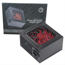 Fonte 500W Brazil PC BPC/500PFC-V2 - ATX - Semimodular - PFC Ativo - Bivolt Automático - Preto Fonte 500W Brazil PC BPC/500PFC-V2 - ATX - Semimodular - PFC Ativo - Bivolt Automático - Preto