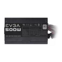 Fonte 500w Reais Evga 80 Plus White Preto Voltagem 100v/240v