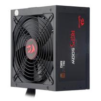 Fonte 500W Redragon RGPS-500W - PFC Ativo - Eficiência 80% - 80 Plus Bronze - GC-PS001
