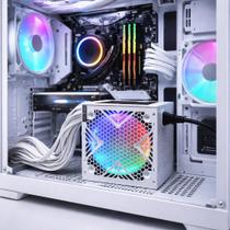 Fonte 550W 650W 80 Plus Bronze PC Gamer PFC Ativo ATX Bivolt Potência Real Compatível AMD Intel